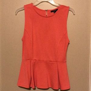 Coral Peplum. Size M. Forever 21.
